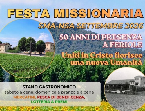 SMA Feriole: a settembre festa missionaria e diaconato di Anselmo